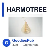 Suspension pour sapin de Noël personnalisable avec logo - HARMOTREE - Miniature 4