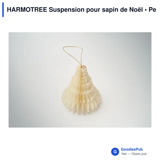 Suspension pour sapin de Noël personnalisable avec logo - HARMOTREE - Image 4