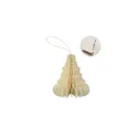 Variante beige - Suspension pour sapin de Noël personnalisable avec logo - HARMOTREE