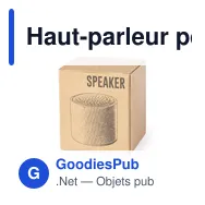 Haut-parleur personnalisable Donny avec logo - Écologique et connecté - Miniature 3