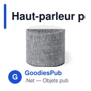 Haut-parleur personnalisable Donny avec logo - Écologique et connecté - Miniature 6
