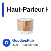 Haut-parleur personnalisable Kaltun avec logo - Audio B2B - Miniature 1