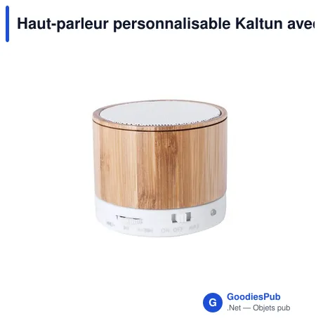 Haut-parleur personnalisable Kaltun avec logo - Audio B2B