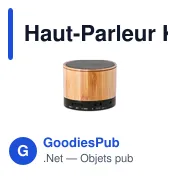 Haut-parleur personnalisable Kaltun avec logo - Audio B2B - Miniature 3