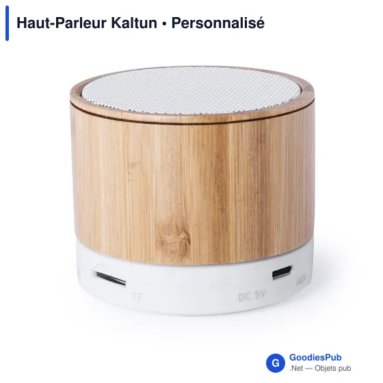 Haut-parleur personnalisable Kaltun avec logo - Audio B2B - Image 5
