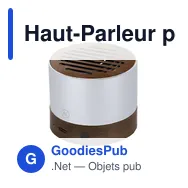 Haut-Parleur personnalisable Kolin avec logo en aluminium recyclé - Miniature 2