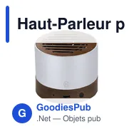 Haut-Parleur personnalisable Kolin avec logo en aluminium recyclé - Miniature 3