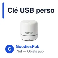 Clé USB personnalisable avec logo pour entreprises - Miniature 1