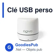 Clé USB personnalisable avec logo pour entreprises - Miniature 3