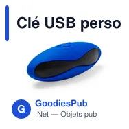 Clé USB personnalisable avec logo pour entreprises - Miniature 1