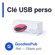Clé USB personnalisable avec logo pour entreprises - Miniature 3
