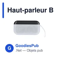 Haut-parleur Bluetooth personnalisable avec logo - Nusbon RCS - Miniature 1