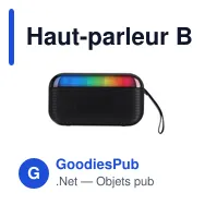 Haut-parleur Bluetooth personnalisable avec logo - Nusbon RCS - Miniature 11