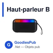 Haut-parleur Bluetooth personnalisable avec logo - Nusbon RCS - Miniature 4
