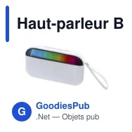 Haut-parleur Bluetooth personnalisable avec logo - Nusbon RCS - Miniature 6