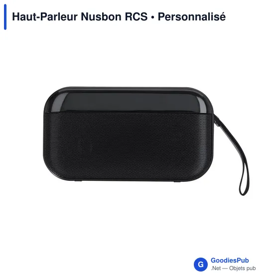 Haut-parleur Bluetooth personnalisable avec logo - Nusbon RCS - Image 7