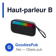 Haut-parleur Bluetooth personnalisable avec logo - Nusbon RCS - Miniature 9