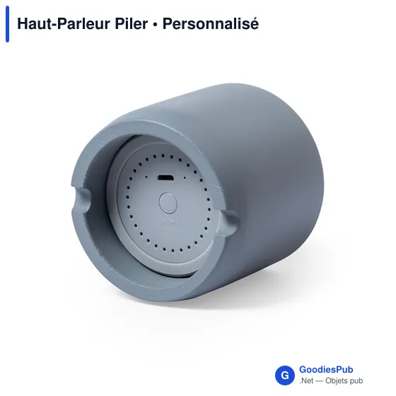 Haut-Parleur personnalisable Piler avec logo - Enceinte Bluetooth - Image 4