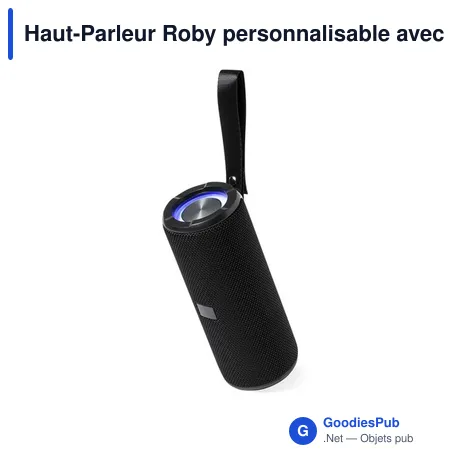 Haut-Parleur Roby personnalisable avec logo pour entreprises