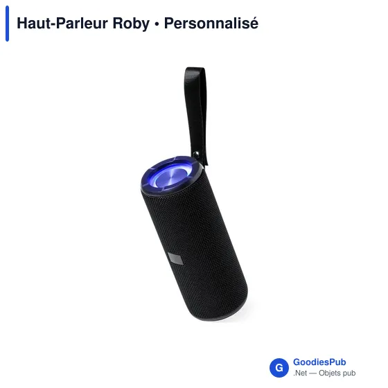 Haut-Parleur Roby personnalisable avec logo pour entreprises - Image 2