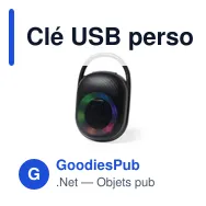 Clé USB personnalisable avec logo pour entreprises - Miniature 1