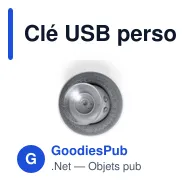 Clé USB personnalisable avec logo pour entreprises et événements - Miniature 3