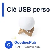 Clé USB personnalisable avec logo pour entreprises et événements - Miniature 1