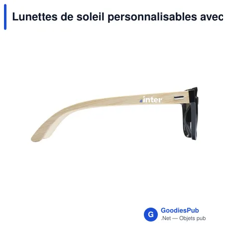 Lunettes de soleil personnalisables avec logo - Havana