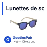 Lunettes de soleil personnalisables avec logo - Havana - Miniature 12