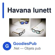 Lunettes de soleil personnalisables avec logo - Havana - Miniature 3