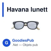 Lunettes de soleil personnalisables avec logo - Havana - Miniature 5