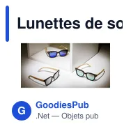 Lunettes de soleil personnalisables avec logo - Havana - Miniature 9