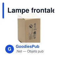 Lampe frontale personnalisable avec logo - HeadLight COB - Miniature 2
