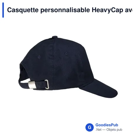 Casquette personnalisable HeavyCap avec logo - 100% coton