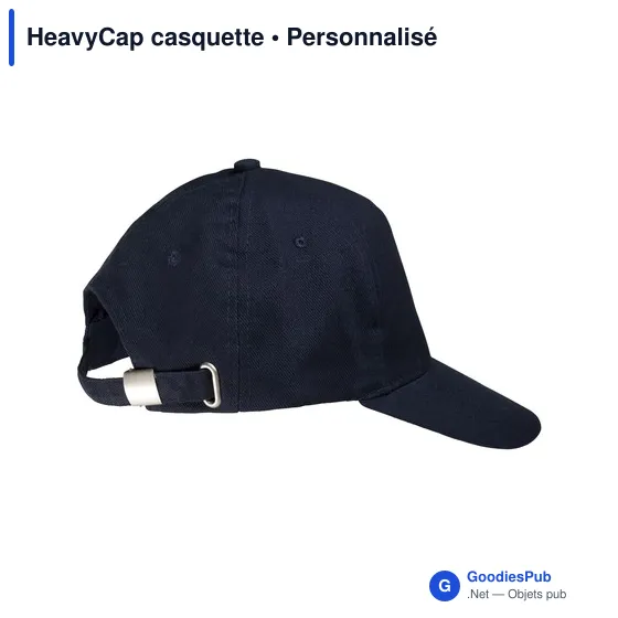 Casquette personnalisable HeavyCap avec logo - 100% coton - Image 1