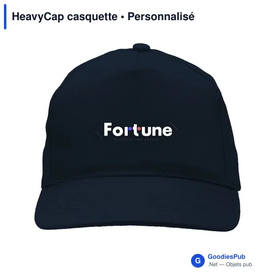 Casquette personnalisable HeavyCap avec logo - 100% coton - Image 2