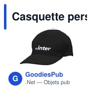 Casquette personnalisable HeavyCap avec logo - 100% coton - Miniature 12