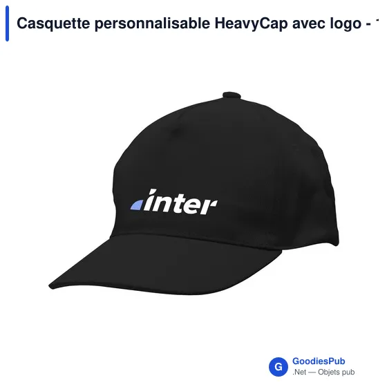 Casquette personnalisable HeavyCap avec logo - 100% coton - Image 12