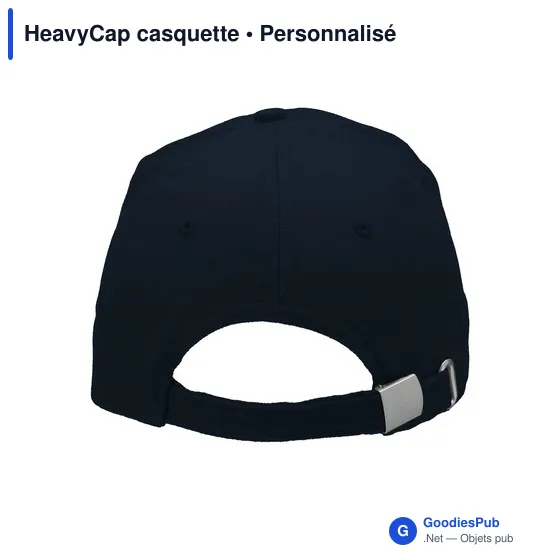 Casquette personnalisable HeavyCap avec logo - 100% coton - Image 3