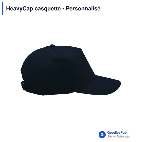 Casquette personnalisable HeavyCap avec logo - 100% coton - Image 4