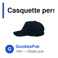 Casquette personnalisable HeavyCap avec logo - 100% coton - Miniature 5