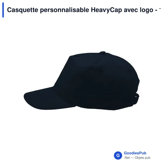 Casquette personnalisable HeavyCap avec logo - 100% coton - Image 5