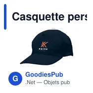 Casquette personnalisable HeavyCap avec logo - 100% coton - Miniature 6
