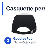 Casquette personnalisable HeavyCap avec logo - 100% coton - Miniature 9