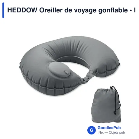 HEDDOW Oreiller de voyage gonflable