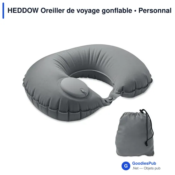 HEDDOW Oreiller de voyage gonflable - Image 1