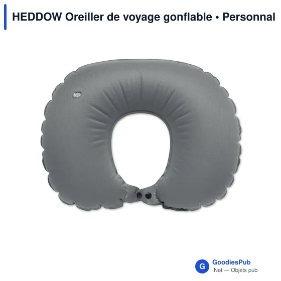 HEDDOW Oreiller de voyage gonflable - Image 3