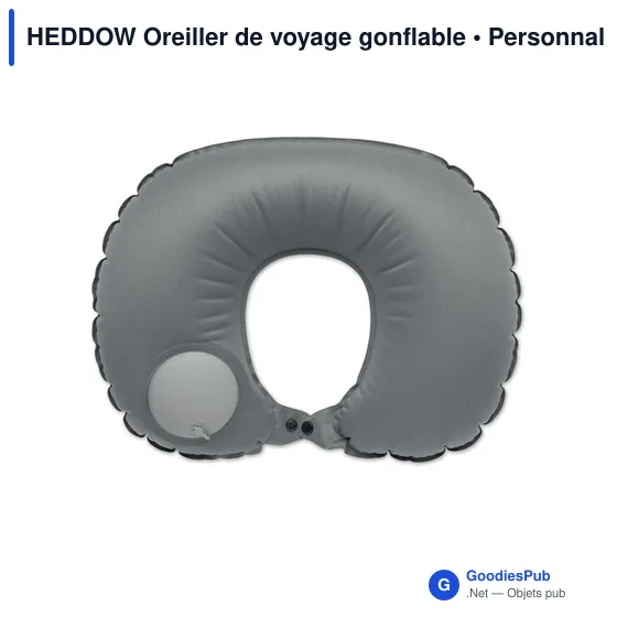 HEDDOW Oreiller de voyage gonflable - Image 5