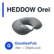 HEDDOW Oreiller de voyage gonflable - Miniature 6
