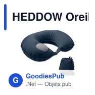 HEDDOW Oreiller de voyage gonflable - Miniature 7